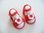 Preview: Häkelanleitung Babyschuhe - Sandalen mit Blume - No.20
